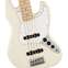 Squier Affinity Jazz Bass V Olympic White Maple Fingerboard Front View