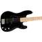 Squier Affinity Precision Bass PJ Black Maple Fingerboard Front View