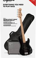 Squier Affinity Precision Bass PJ Pack Black