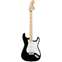 Squier Affinity Stratocaster Black Maple Fingerboard Front View