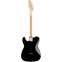 Squier Affinity Telecaster Deluxe Black Maple Fingerboard Back View