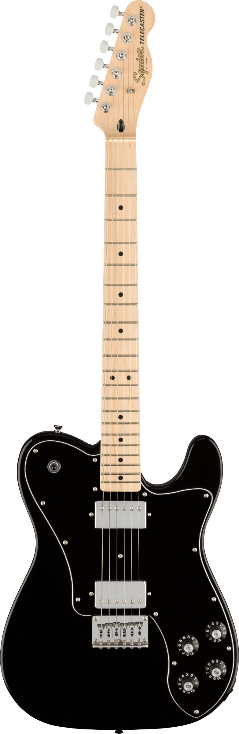 Squier Affinity Telecaster Deluxe Black Maple Fingerboard | guitarguitar