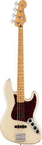 Fender Player Plus Jazz Bass Olympic Pearl Maple Fingerboard