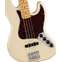 Fender Player Plus Jazz Bass Olympic Pearl Maple Fingerboard Front View