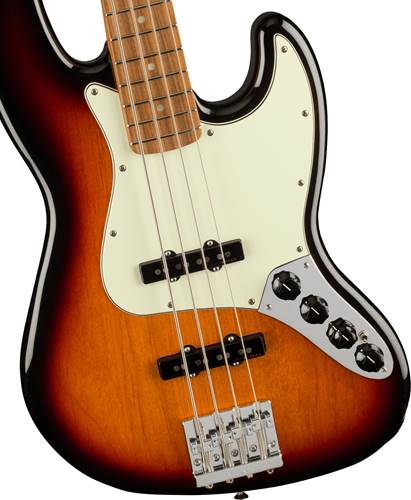 Fender Player Plus Jazz Bass 3 Tone Sunburst Pau Ferro Fingerboard Fender Player Plus Jazz Bass 3 Tone Sunburst Pau Ferro Fingerboard