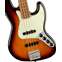 Fender Player Plus Jazz Bass 3 Tone Sunburst Pau Ferro Fingerboard Front View