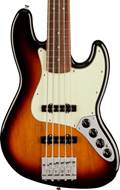 Fender Player Plus Jazz Bass V 3 Tone Sunburst Pau Ferro Fingerboard