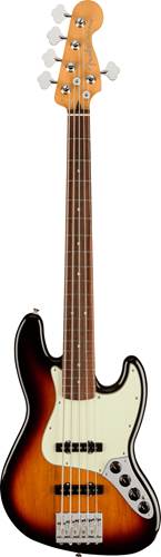 Fender Player Plus Jazz Bass V 3 Tone Sunburst Pau Ferro Fingerboard 