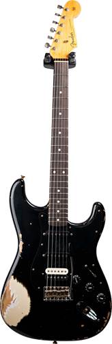Fender Custom Shop 1961 Stratocaster HSS Heavy Relic Black Over Desert Sand #R120649