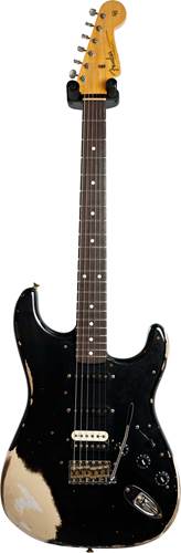 Fender Custom Shop 1961 Stratocaster HSS Heavy Relic Black Over Desert Sand #R119618