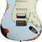 Fender Custom Shop 1961 Stratocaster HSS Heavy Relic Sonic Blue over 3 Tone Sunburst #R115562 