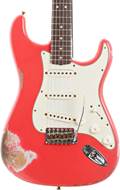 Fender Custom Shop 1963 Strat Heavy Relic Aged Fiesta Red #cz556371