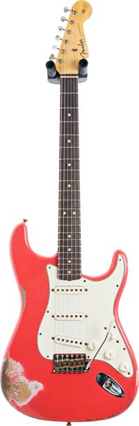 Fender Custom Shop 1963 Stratocaster Heavy Relic Aged Fiesta Red
