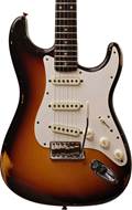Fender Custom Shop 1959 Stratocaster Relic Super Faded Aged 3 Colour Chocolate Sunburst #CZ556285