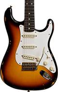 Fender Custom Shop 1959 Stratocaster Relic Super Faded Aged 3 Color Chocolate Sunburst #CZ555638