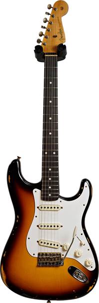 Fender Custom Shop 1959 Stratocaster Relic Super Faded Aged 3 Color Chocolate Sunburst #CZ555638