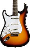 Fender Custom Shop 1959 Stratocaster Relic Super Faded Aged 3 Color Chocolate Sunburst Left Handed #CZ556349