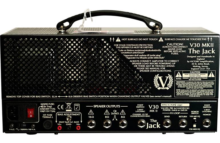 Victory Amps V30MKII The Jack EL34 Valve Amp Head Victory Amps V30MKII The Jack EL34 Valve Amp Head
