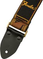 Fender Legacy Monogram Strap Black Yellow Brown