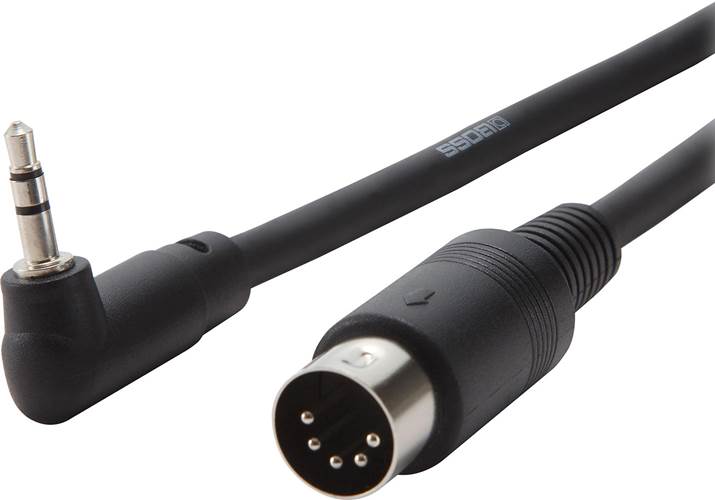 BOSS BMIDI-5-35 3.5mm to 5 Pin DIN MIDI Cable 