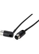 BOSS 1ft MIDI Cable With Adjustable Cable Angle