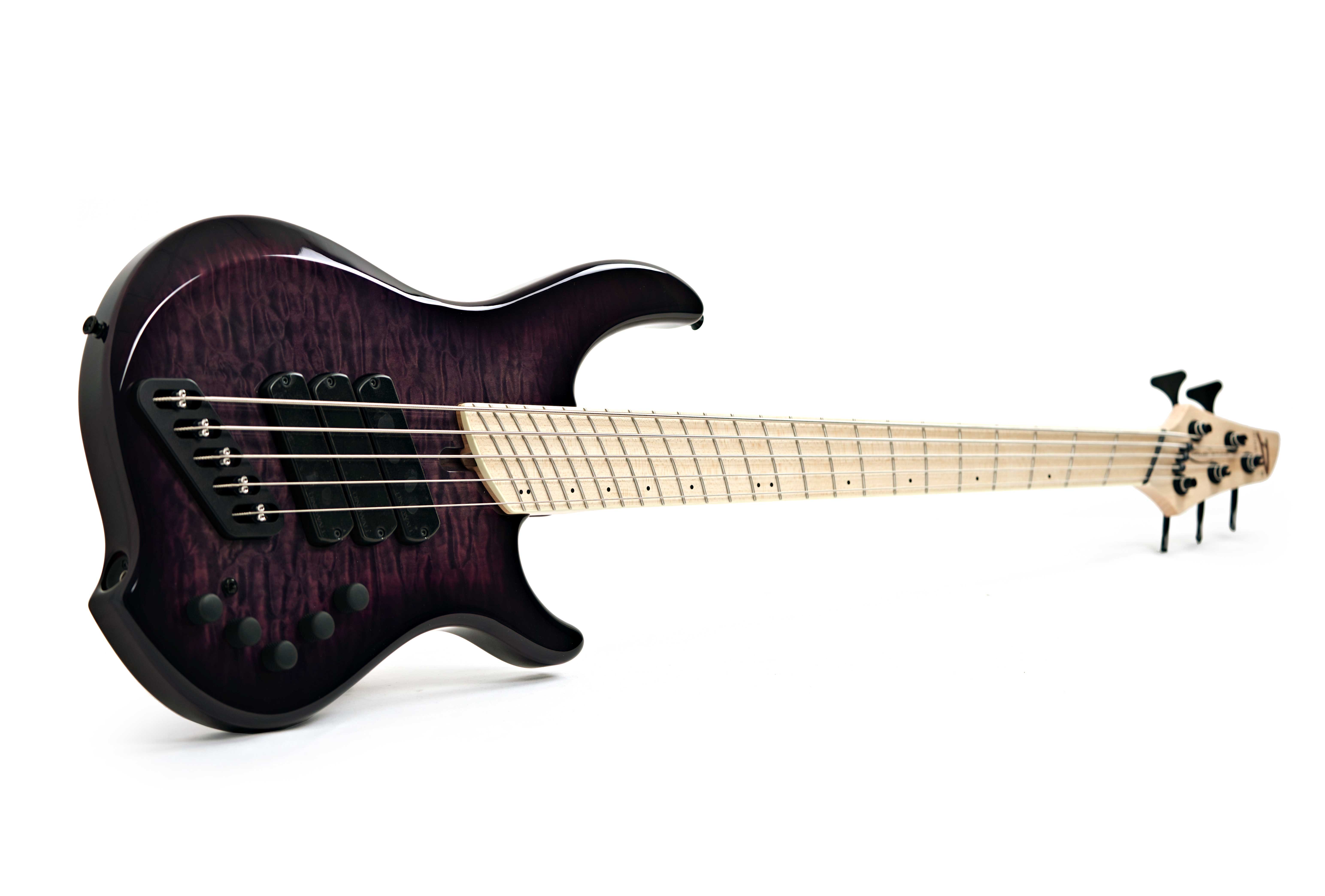 Dingwall Combustion 3 Pickup 5 String Ultraviolet Quilt Maple Fingerboard #19562