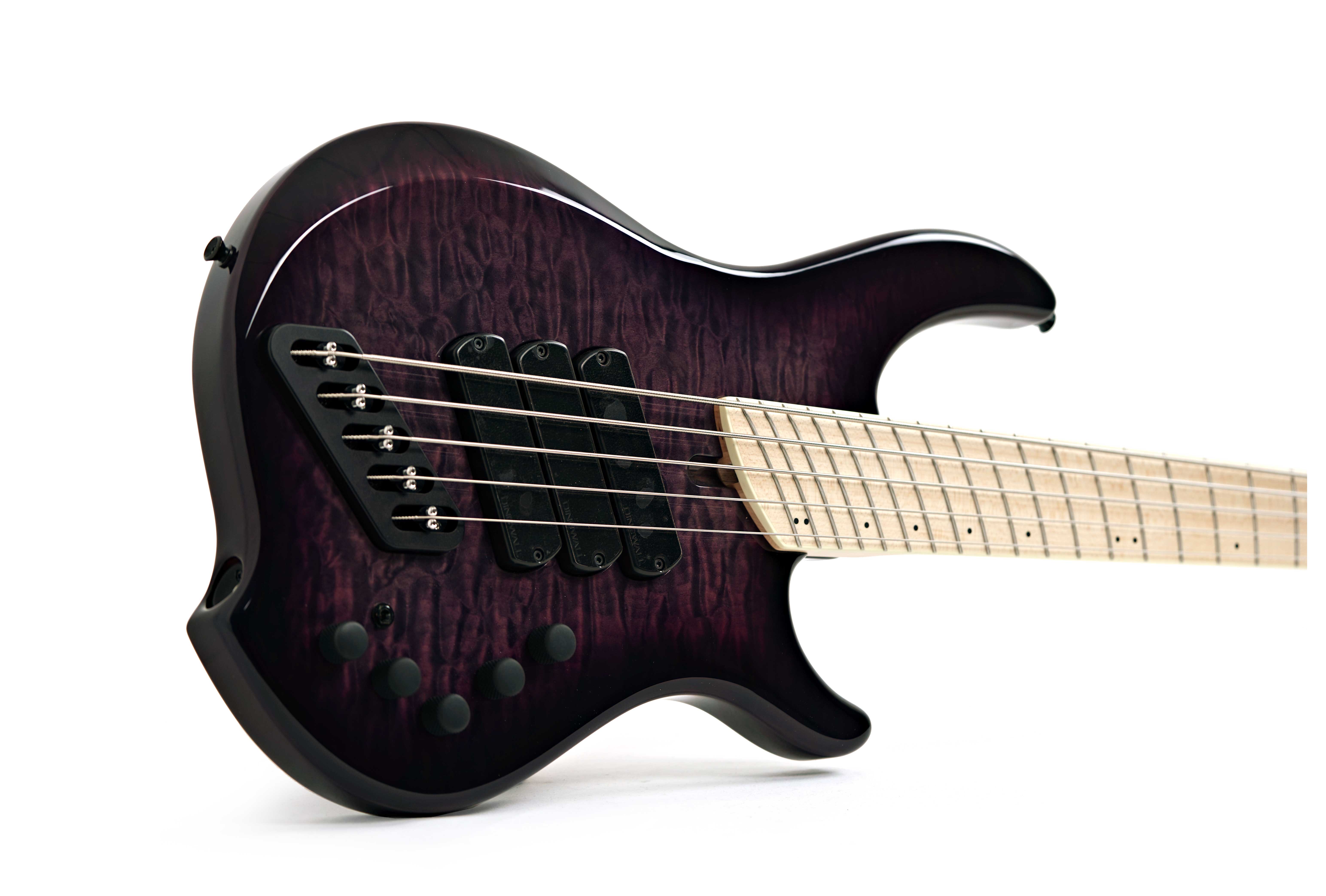 Dingwall Combustion 3 Pickup 5 String Ultraviolet Quilt Maple Fingerboard #19562