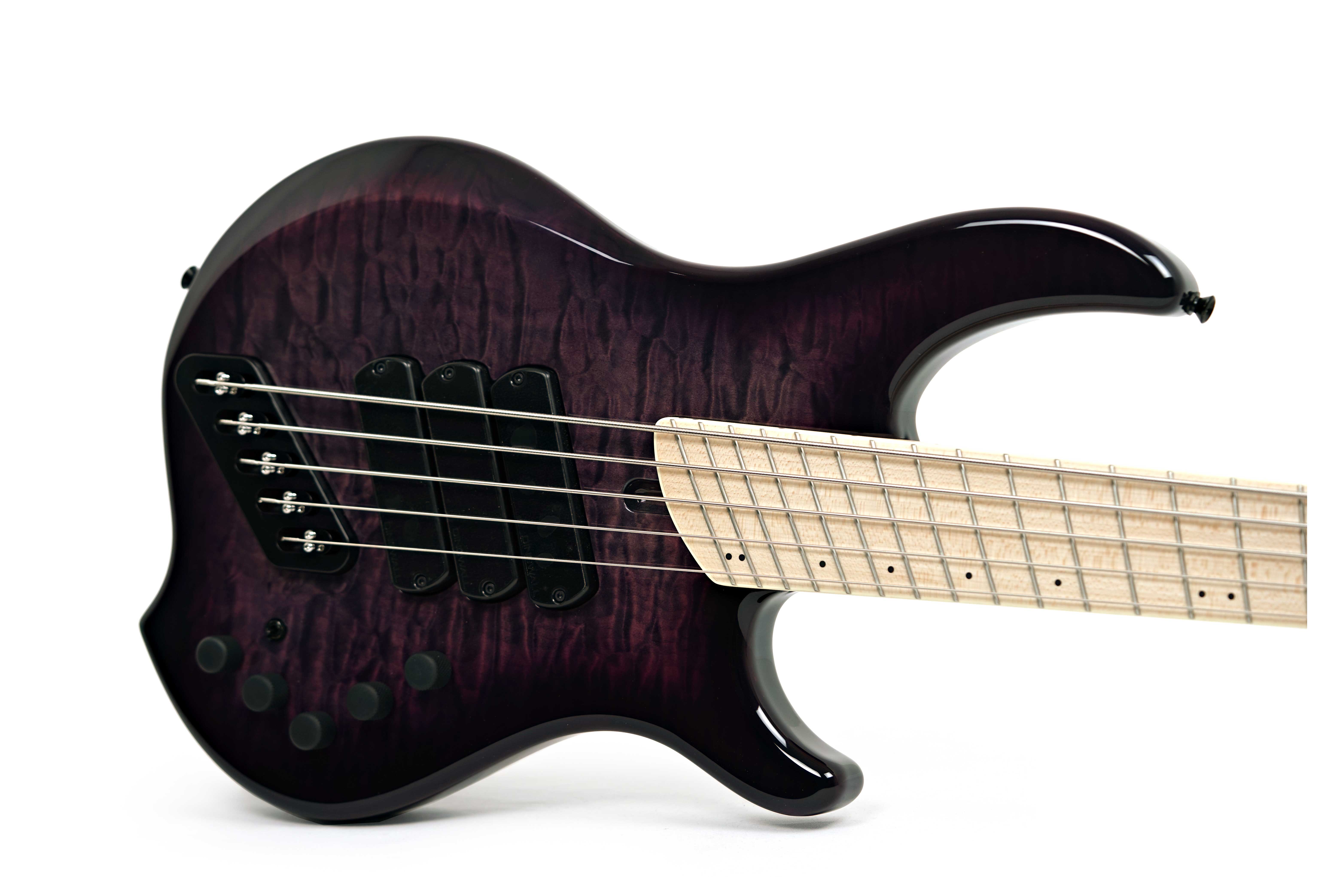 Dingwall Combustion 3 Pickup 5 String Ultraviolet Quilt Maple Fingerboard #19562