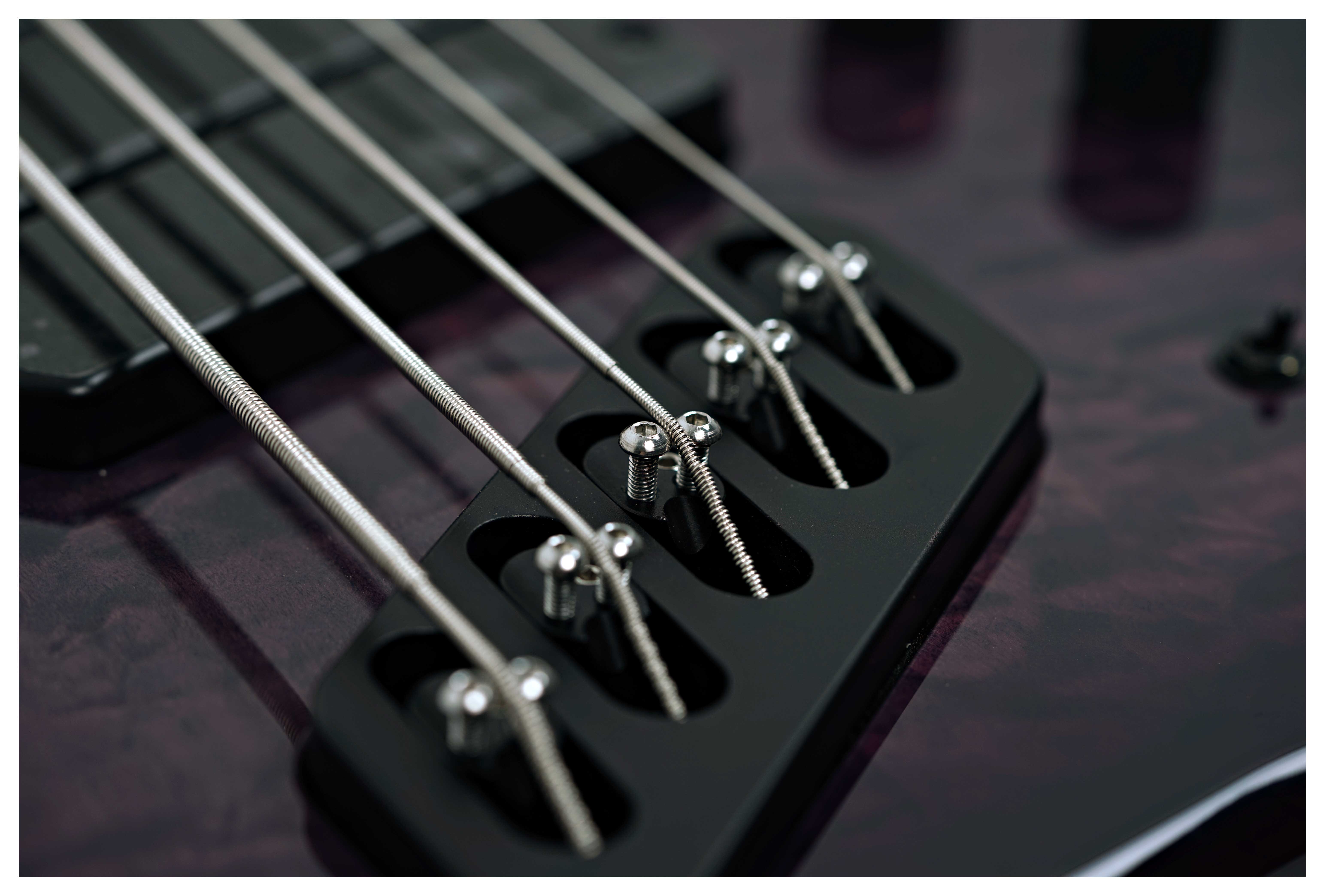 Dingwall Combustion 3 Pickup 5 String Ultraviolet Quilt Maple Fingerboard #19562