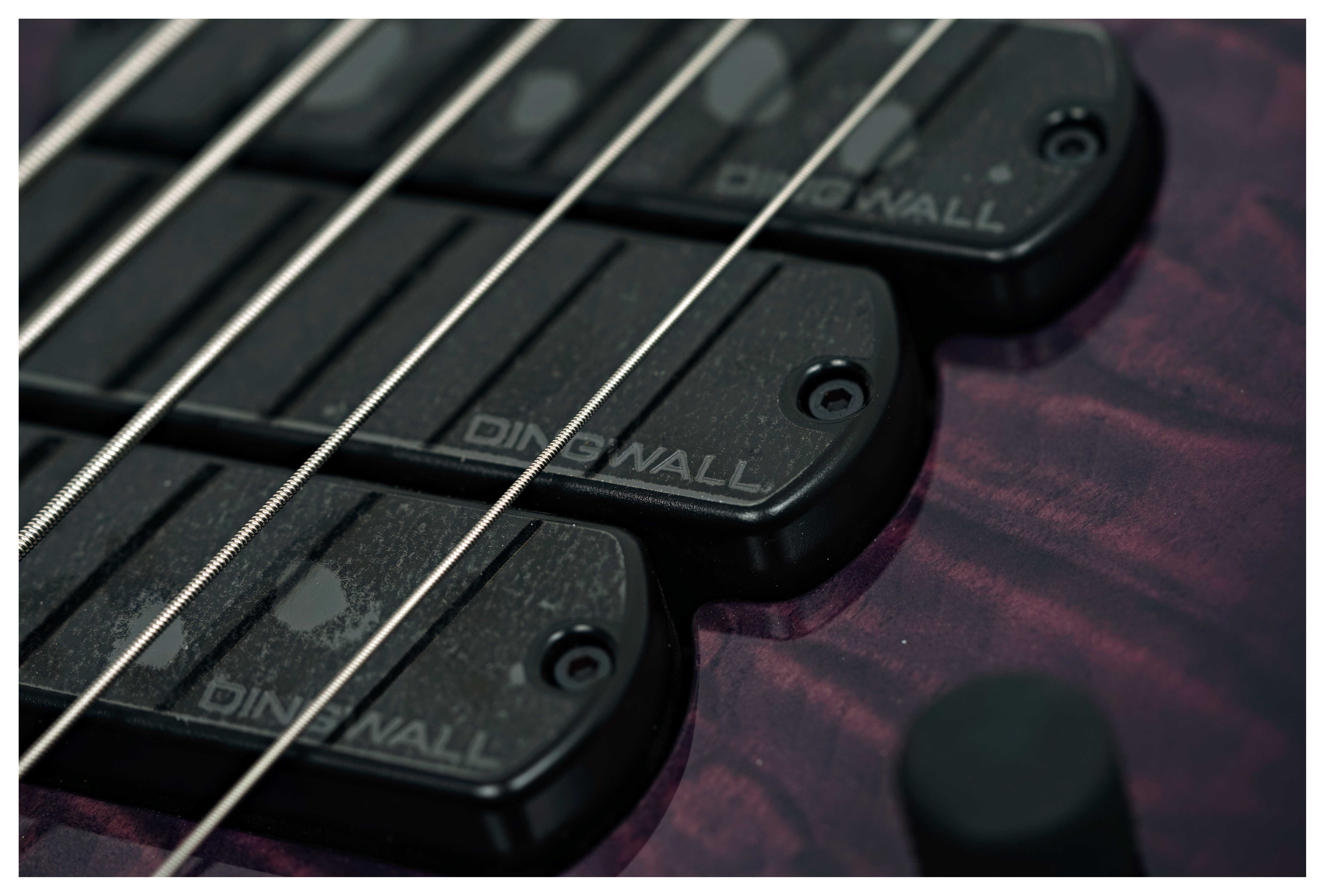 Dingwall Combustion 3 Pickup 5 String Ultraviolet Quilt Maple Fingerboard #19562