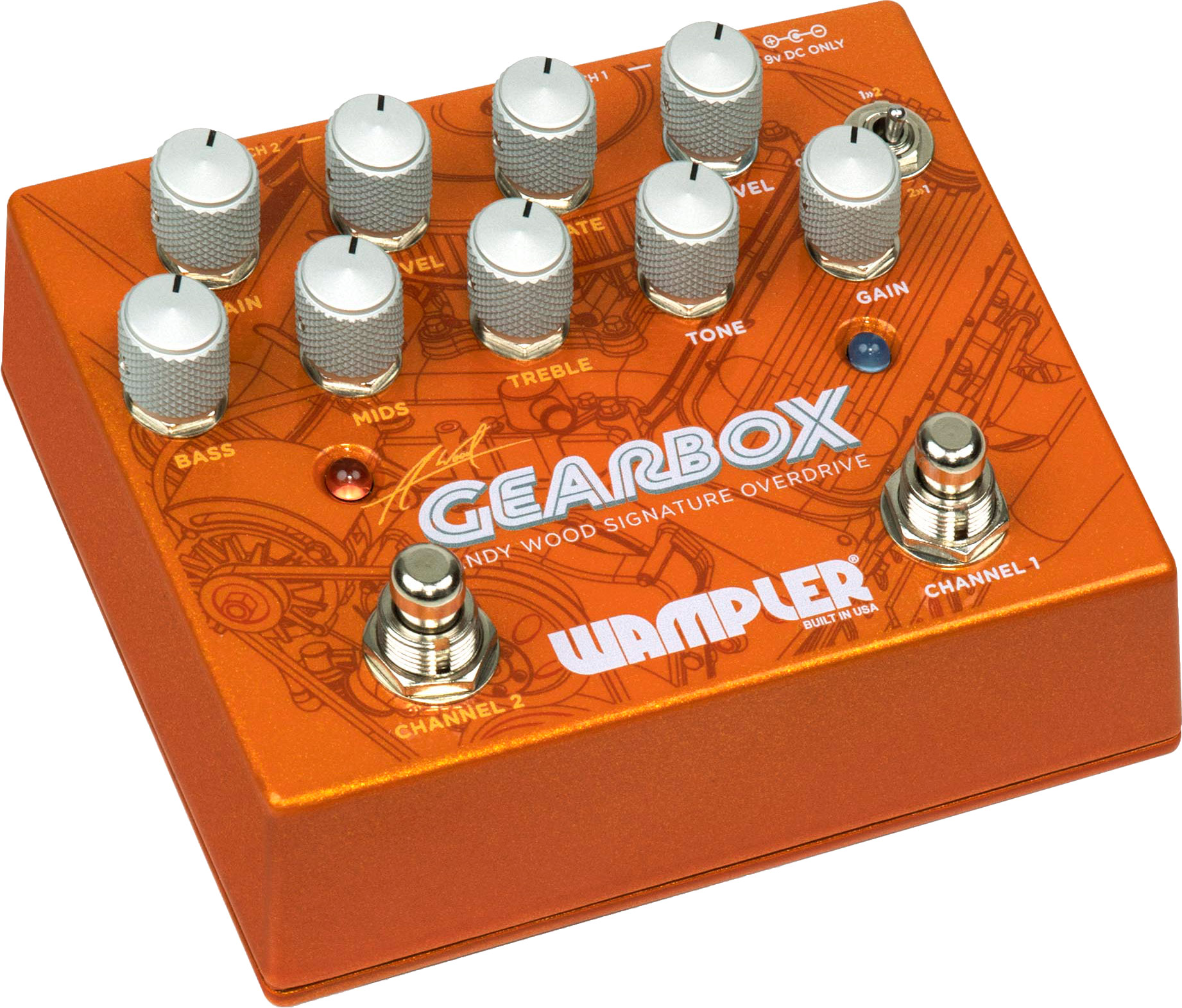 Wampler Gearbox Andy Wood Signature Overdrive | guitarguitar