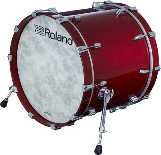 Roland KD-222 22 Inch Kick Drum Pad In Gloss Cherry	