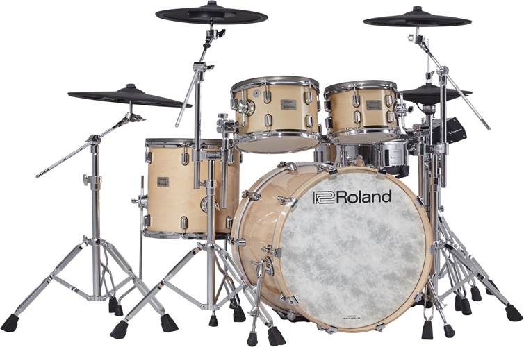 Roland VAD706 KIT V-Drums Acoustic Design Electronic Drum Kit Gloss Natural Finish