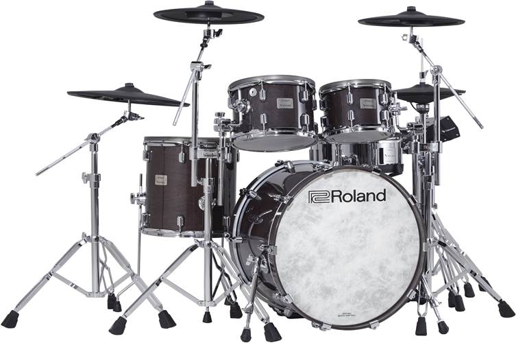 Roland VAD706 KIT V-Drums Acoustic Design Electronic Drum Kit Kit Gloss Ebony Finish
