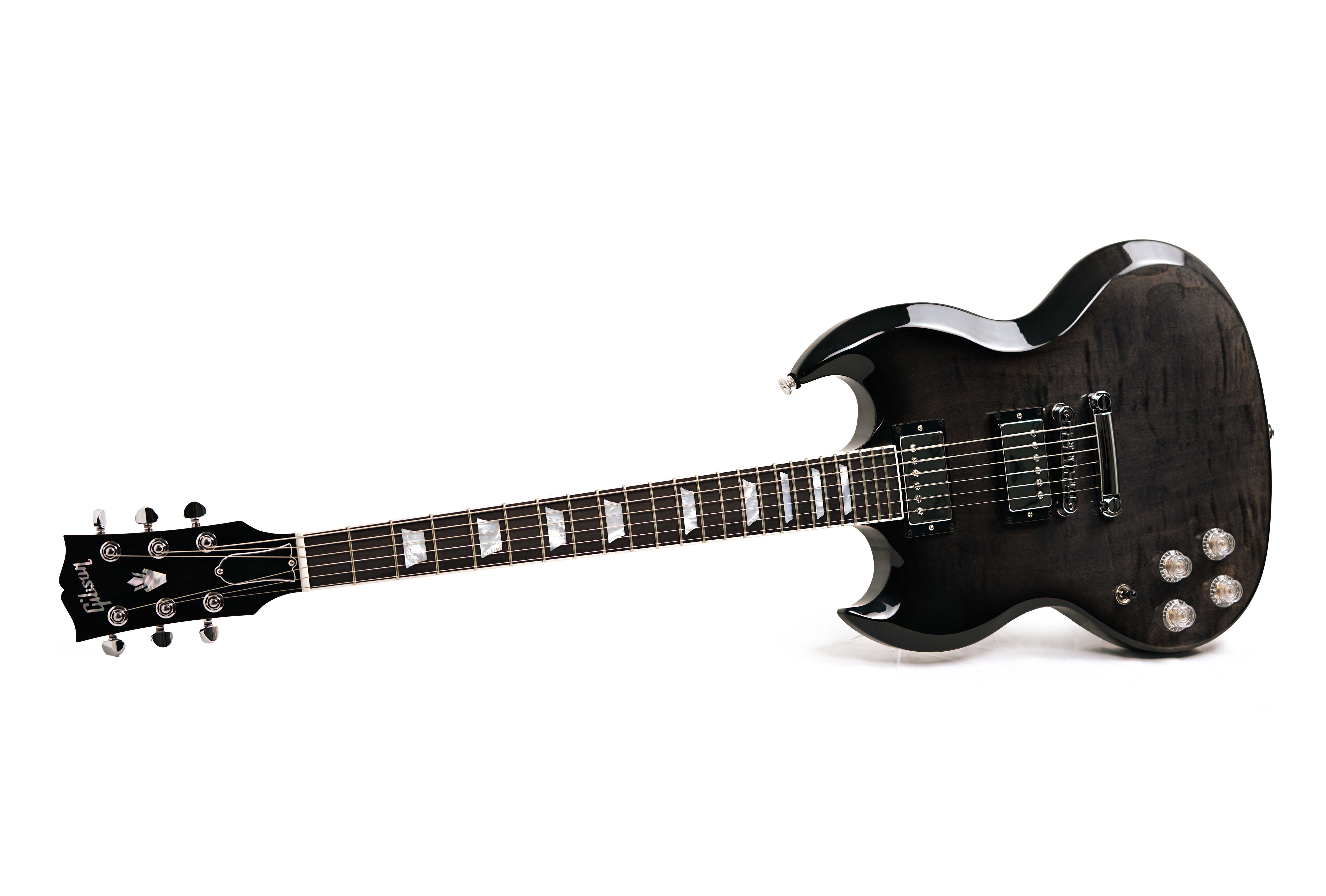 Gibson SG Modern Trans Black Fade Left Handed #222650234