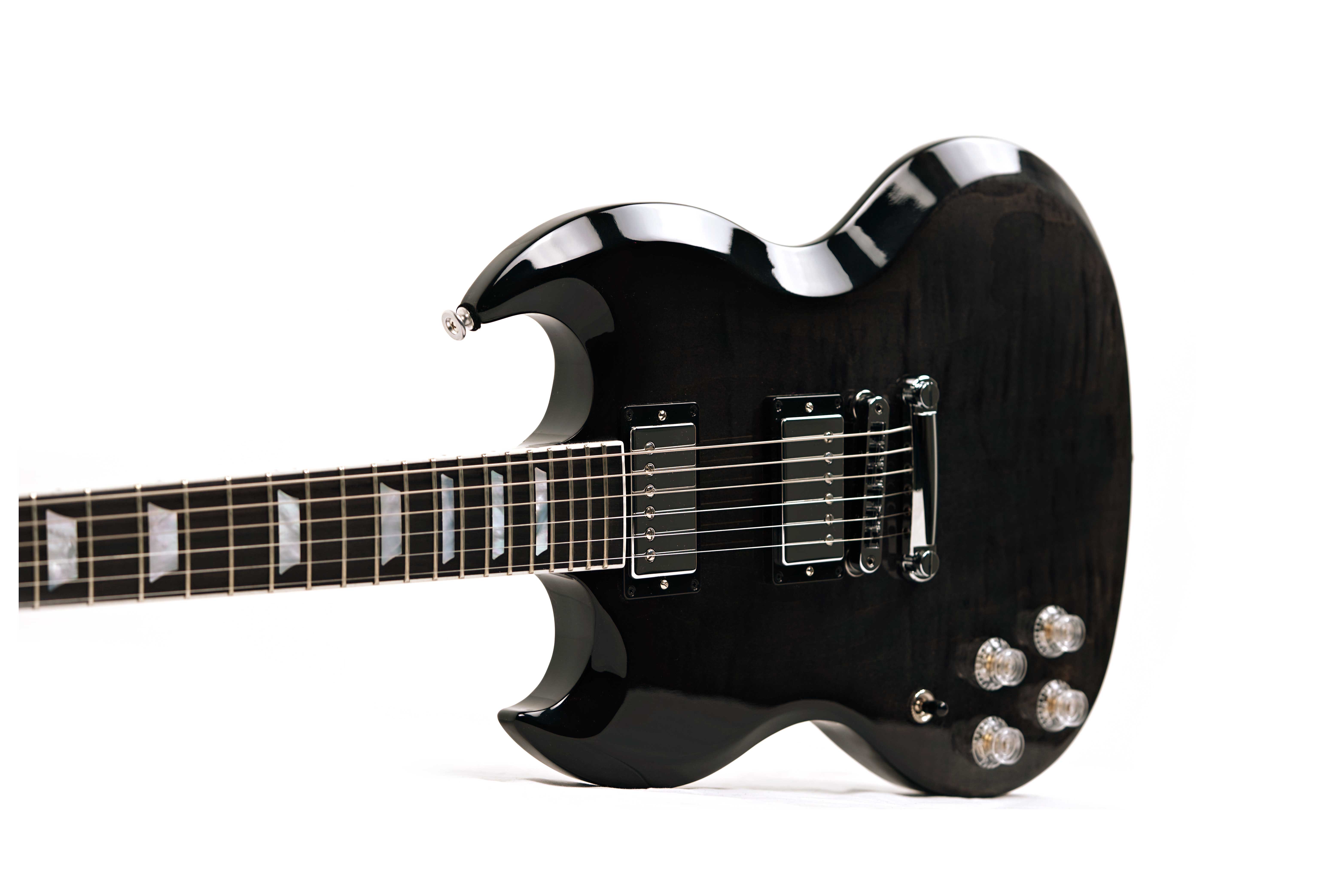 Gibson SG Modern Trans Black Fade Left Handed #222650234