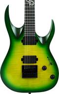 Solar Guitars A1.6LB Flame Lime Burst Matte