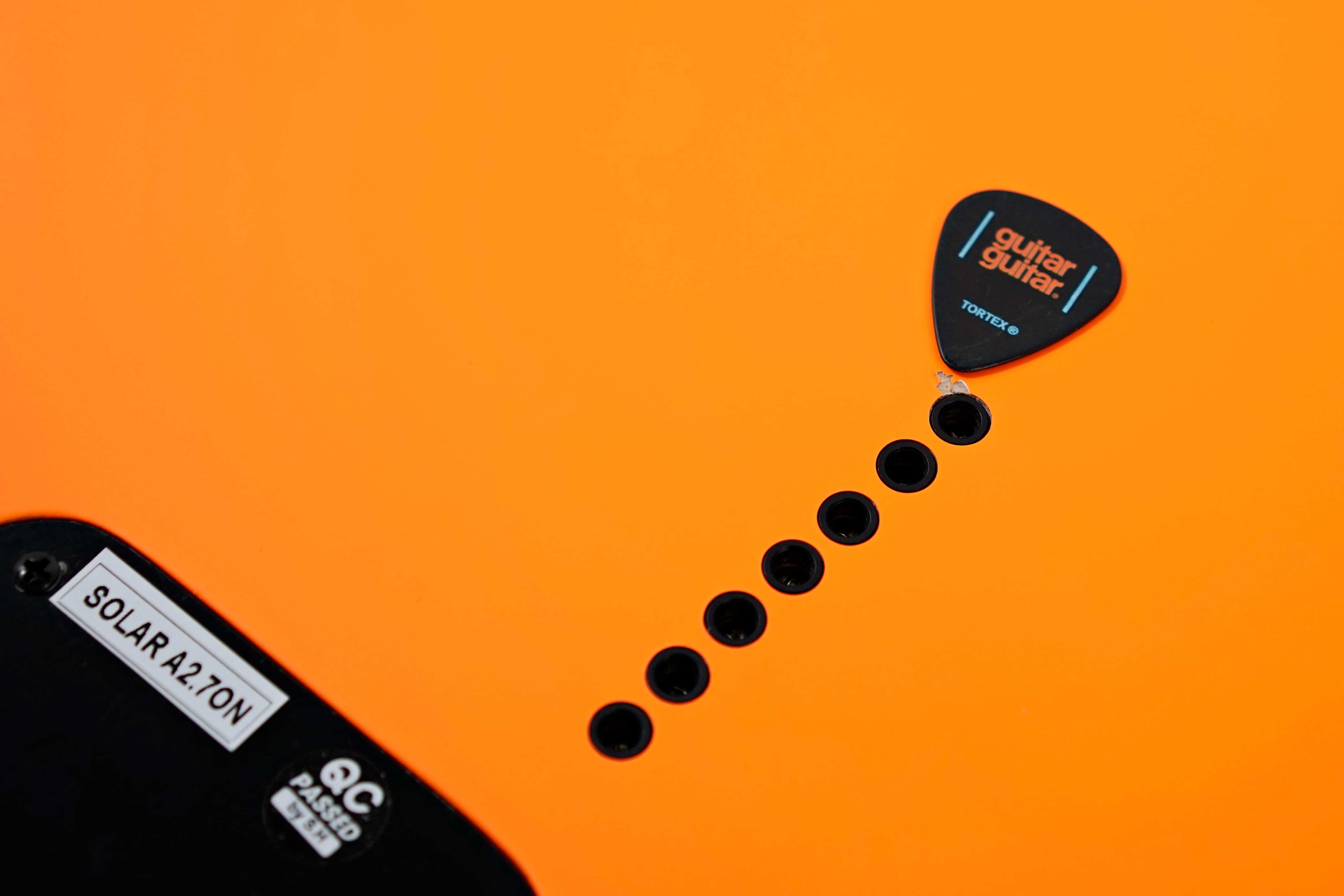 Solar Guitars A2.7ON Orange Neon (Ex-Demo) #IW24100944