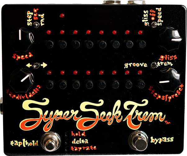 ZVEX Super Seek Trem USA Hand Painted Graphics