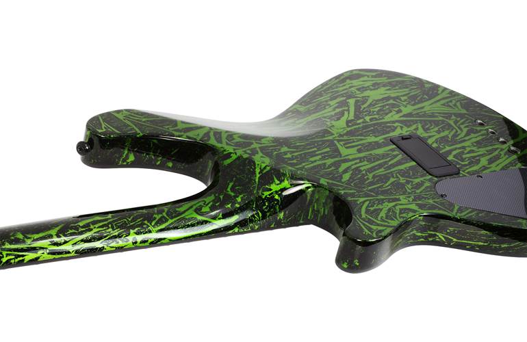 Schecter C-4 Silver Mountain Toxic Venom Schecter C-4 Silver Mountain Toxic Venom