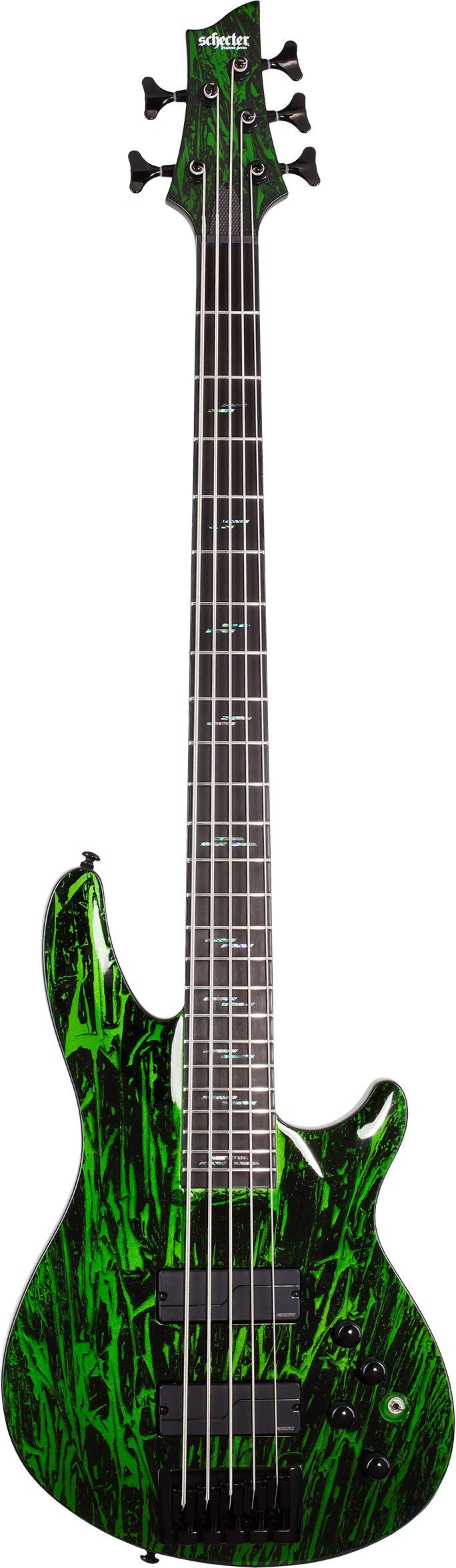 Schecter C-5 Silver Mountain Toxic Venom