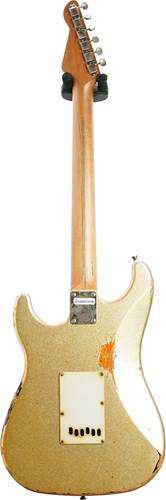 LSL Instruments Saticoy Gold Sparkle Over 3 Tone Sunburst HSS Heavy Aged Roasted Maple Fingerboard LSL Instruments Saticoy Gold Sparkle Over 3 Tone Sunburst HSS Heavy Aged Roasted Maple Fingerboard