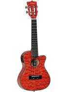 Tanglewood TWT 25 E Concert Cutaway Ukulele Tuscan Sunset Red Gloss Finish
