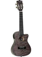 Tanglewood TWT 27 E Concert Cutaway Ukulele Obsidian Black Gloss Finish