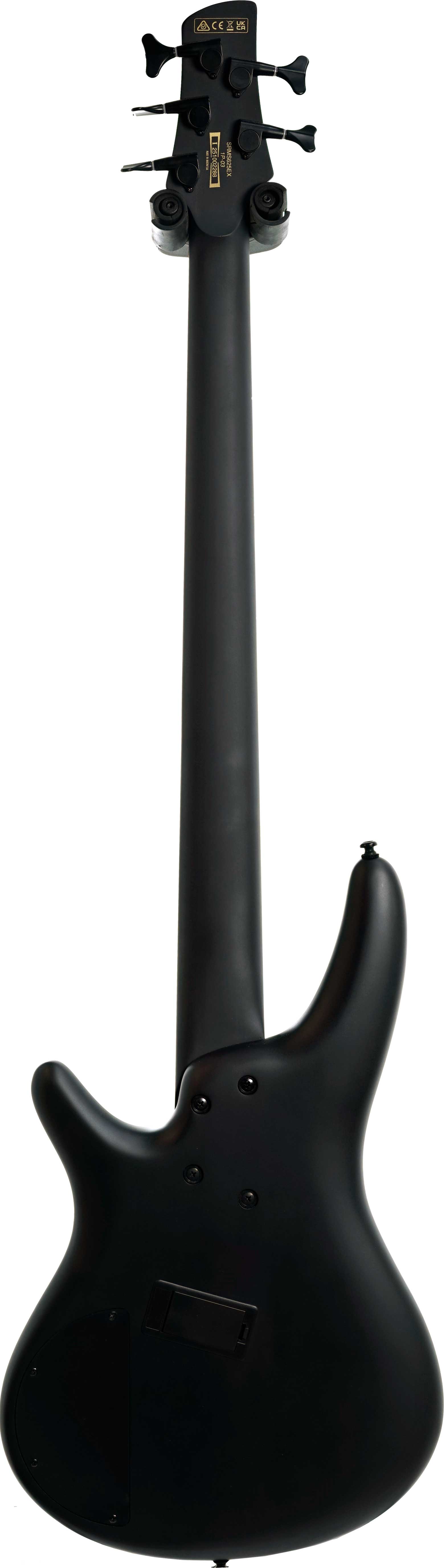 Ibanez SRMS625EX Iron Label Limited Edition Black Flat (Nearly New) #251002288