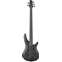 Ibanez SRMS625EX Iron Label Limited Edition Black Flat Front View