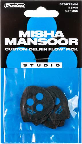 Dunlop Misha Mansoor Custom Delrin Flow Studio 0.73 Player Pack 6