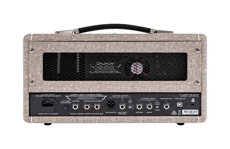 Blackstar St James 50 EL34H Valve Amp Head Fawn Blackstar St James 50 EL34H Valve Amp Head Fawn