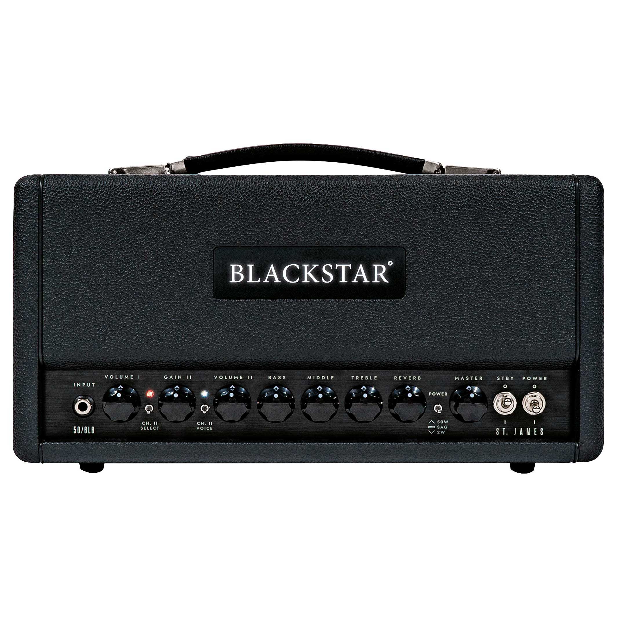 Blackstar St James 50 6L6H Head Black (Nearly New) #(21)ECA220517069