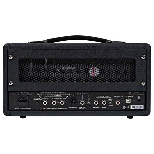 Blackstar St James 50 6L6H Valve Amp Head Black Blackstar St James 50 6L6H Valve Amp Head Black